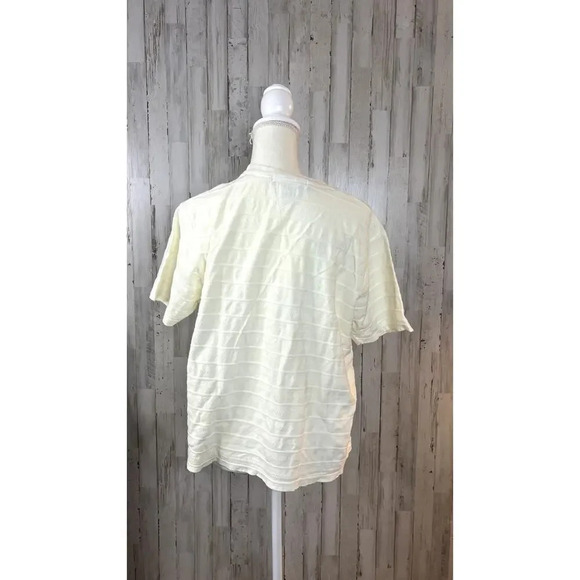 Vintage Blast Point Men's XL White Textured Short Sleeve Crew Neck Tee - Picture 6 of 8